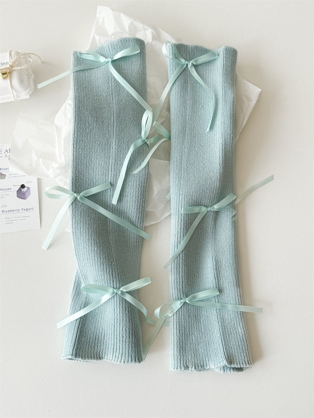 Bow Cuffs Leg Warmers CB02
