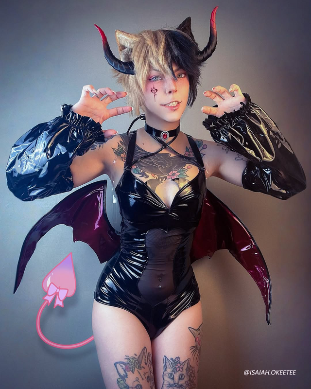 Cosplay Little Devil Costume Set KO60 （6-Piece Set）