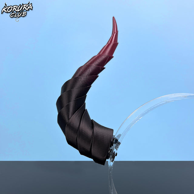 Red and black Cosplay devil horns for Halloween decoration props