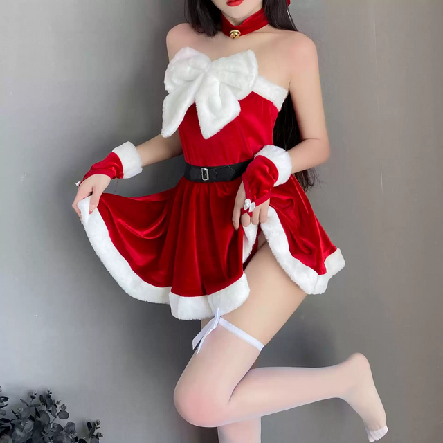 Cosplay Christmas red bunny girl costume SD05