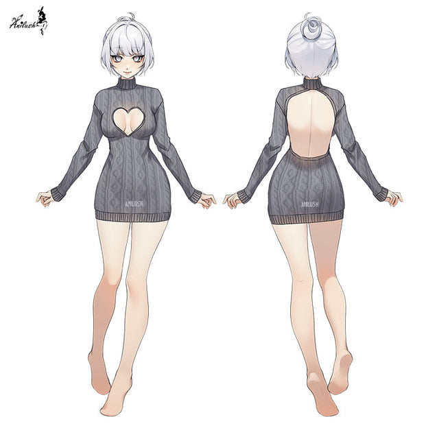 HEART TRAP KNIT AH019