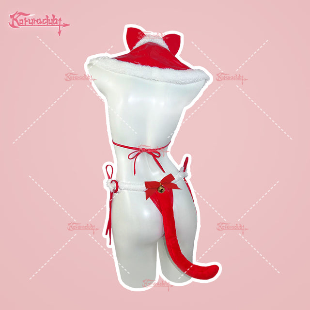 Cosplay Xmas Kitty Kawaii Lingerie KO34 （5-Piece Set）