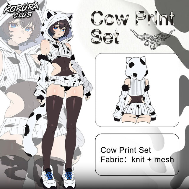 Pre-Sale Cosplay Cow Print Set KO154