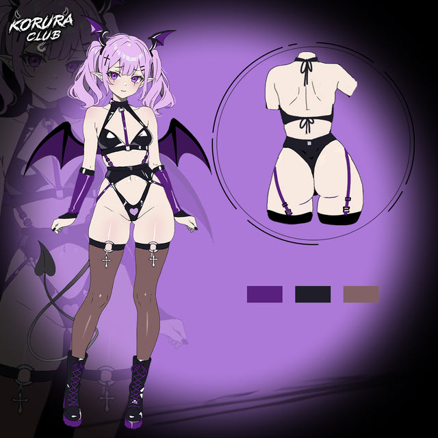 Pre-Order Purple Succubus Costume KO133