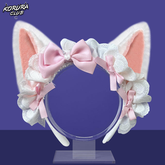 Cute plush cat ears headband KH19