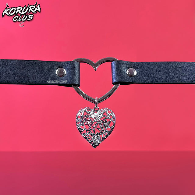 Heart Shape Collar Leash KA03