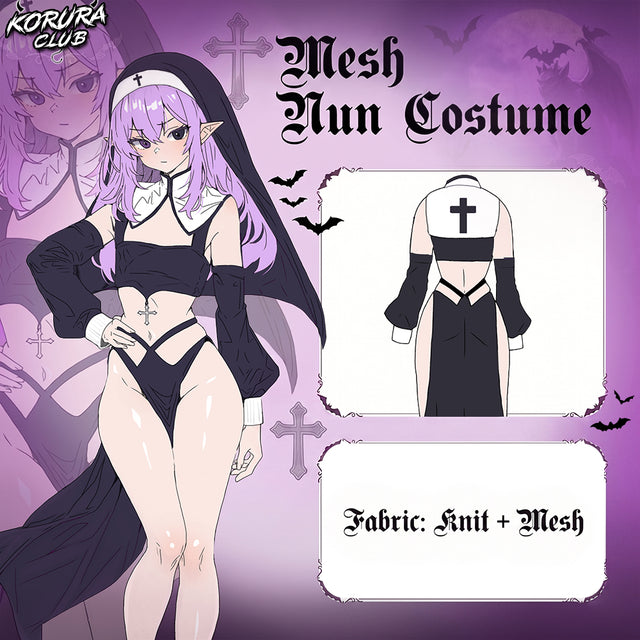 Mesh Nun Costume KO153