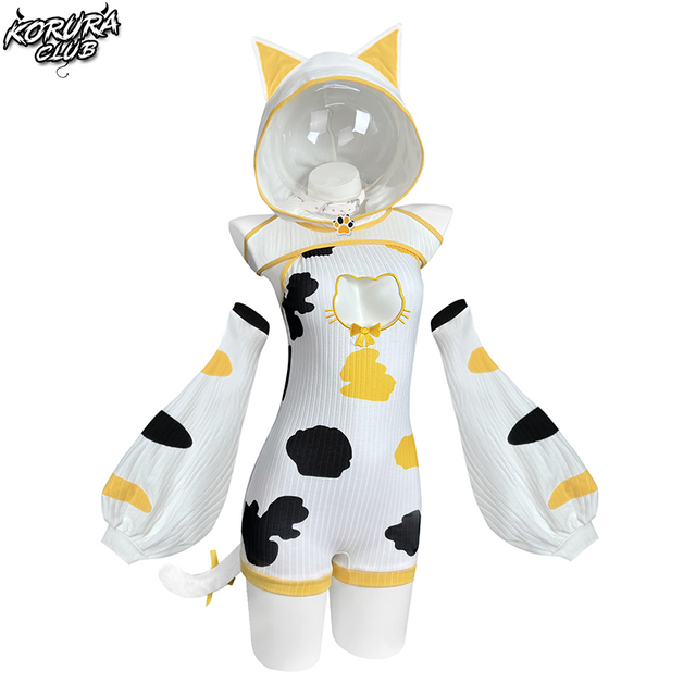 Pre-Sale Cosplay Cute Tabby Cat Jumpsuit CJ03