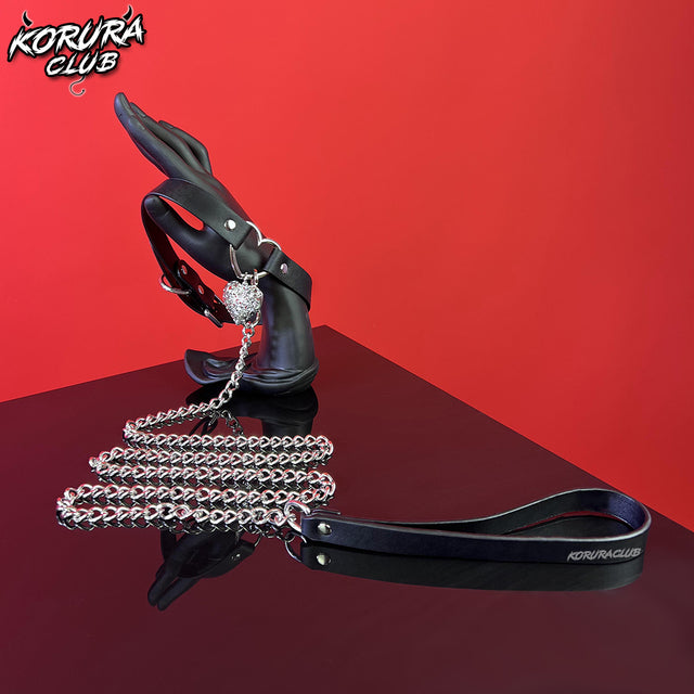 Heart Shape Collar Leash KA03