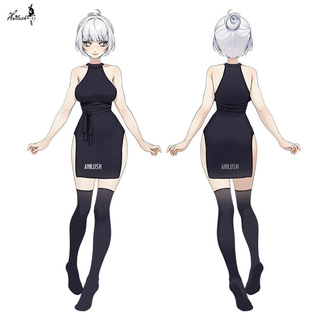 SHADOW WEAVE DRESS AH024