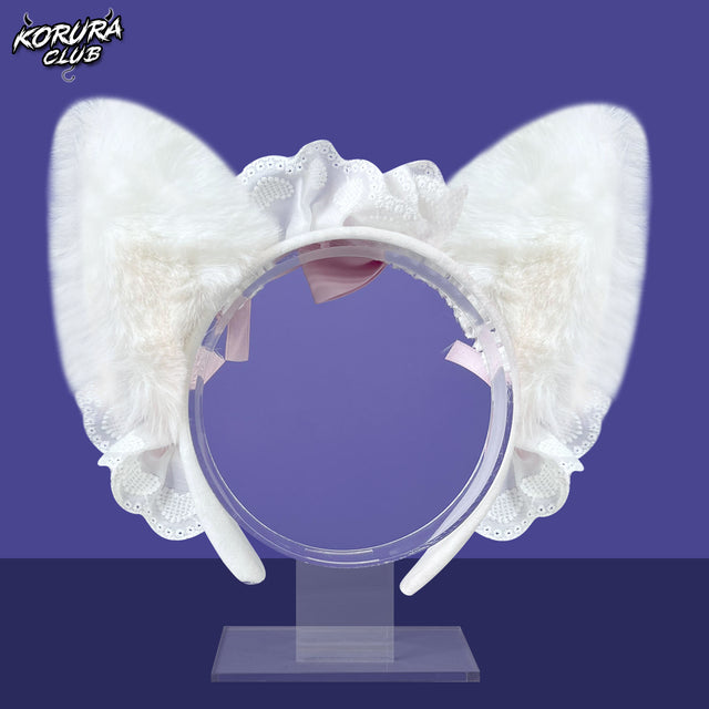 Cute plush cat ears headband KH19