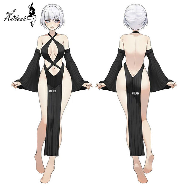 Pre-sale BLACK MIRAGE DRESS SR10