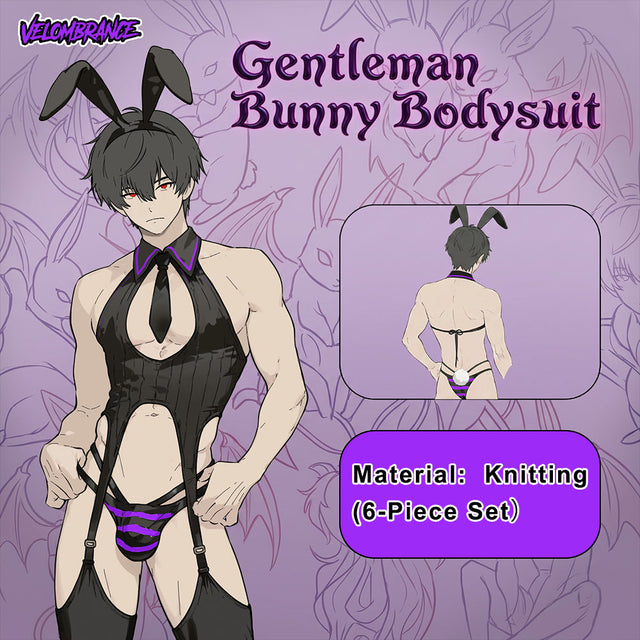 Pre-sale Velombrance Gentleman Bunny Bodysuit (7-Piece Set) AS61