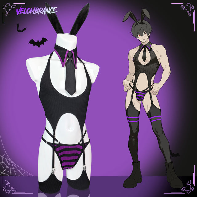 Velombrance Gentleman Bunny Bodysuit (7-Piece Set) AS61