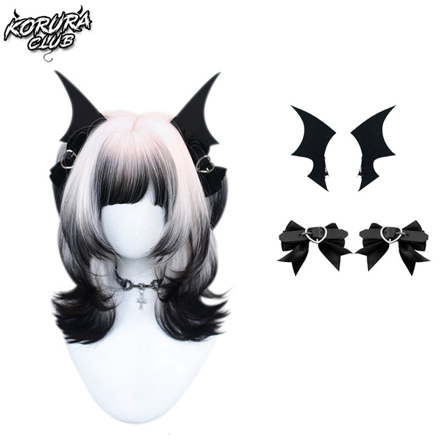 Wig #015 Gothic Succubus Wig accessories KC12