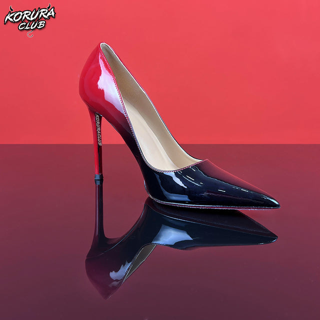 Cosplay Gradient Burgundy Stiletto High Heels AH03