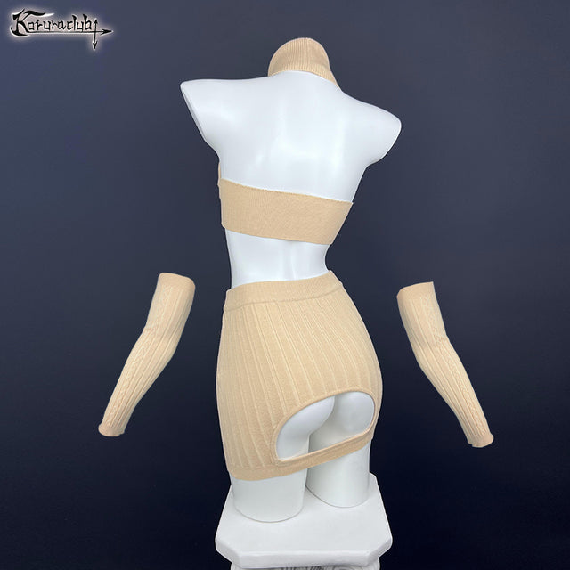 Cosplay Cozy Hollow Sweater Costume KO56 (4-PIECE SET)