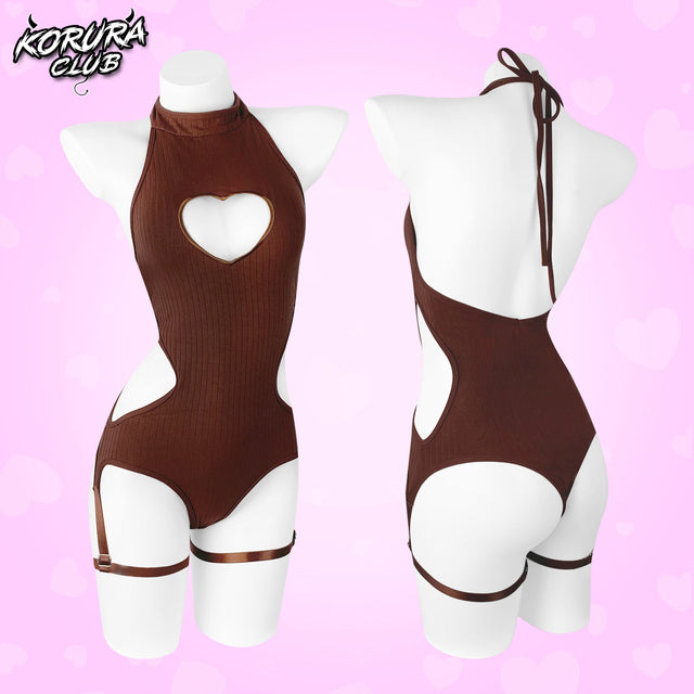 Cute Heart Bodysuit KO102
