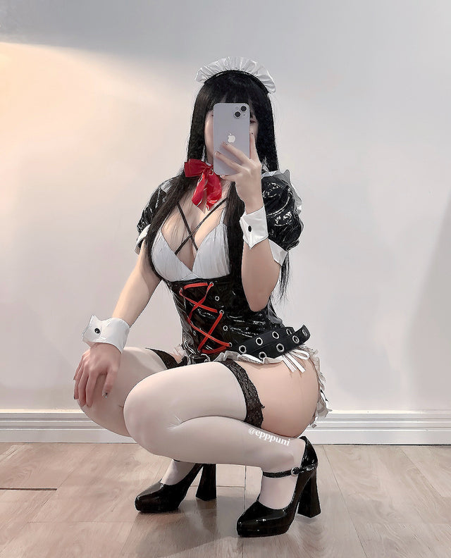 Cute maid outfit KO63（7--Piece Set）