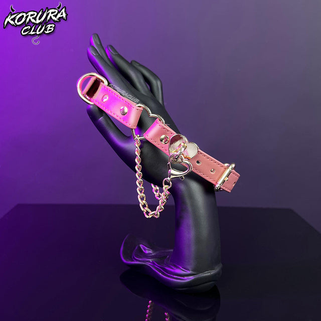 Special Deals Double Heart Lock Collar 30 Pieces Only KO91