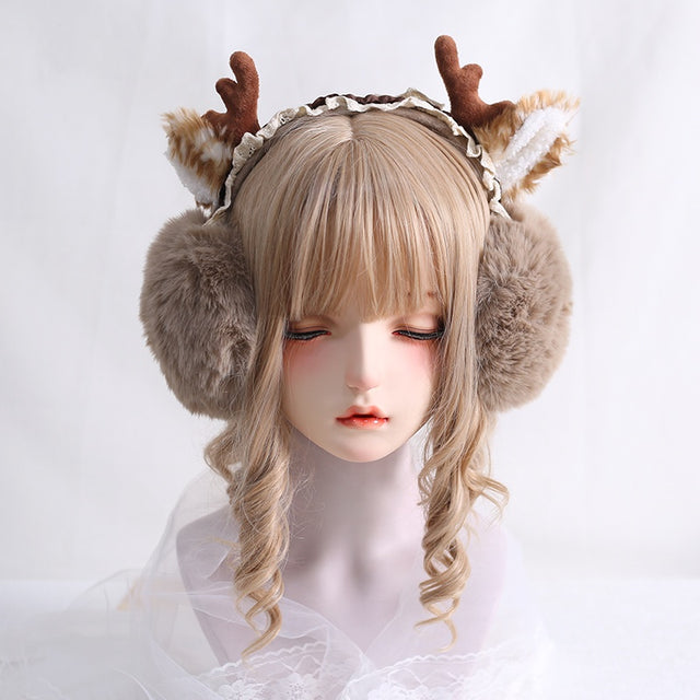 Christmas Reindeer Ear Muffs   CO38