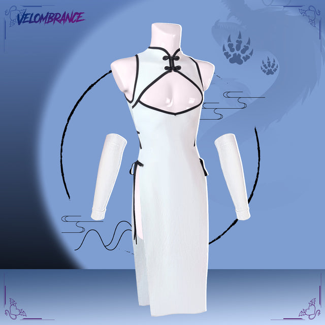 Velombrance Dragon Demon Cheongsam (4-Piece Set） AS57