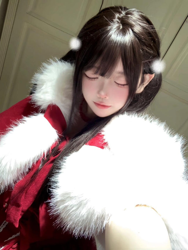 Christmas Princess Lolita Cape Dress   CO33
