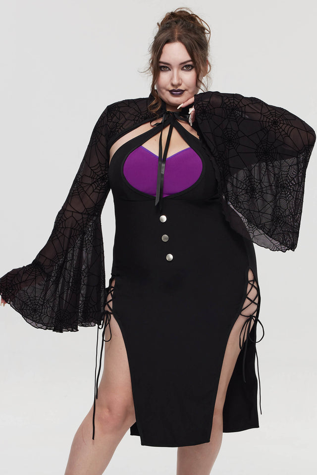 Pre-Sale Gothic Lace Spider Lingerie Set (2-Piece) HK003