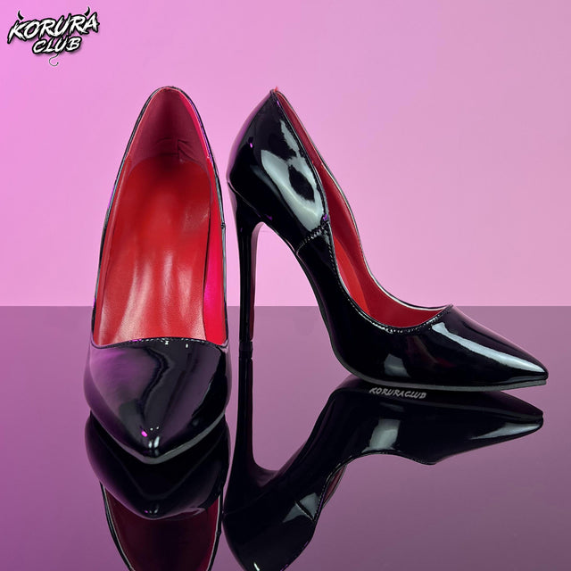 Black And Red Bottom Stilettos AH17