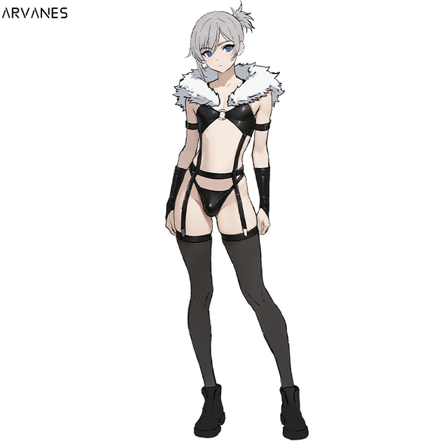 Arvanes Pre-Order Feral Wolf Cosplay Outfit（5-Piece Set) AS41