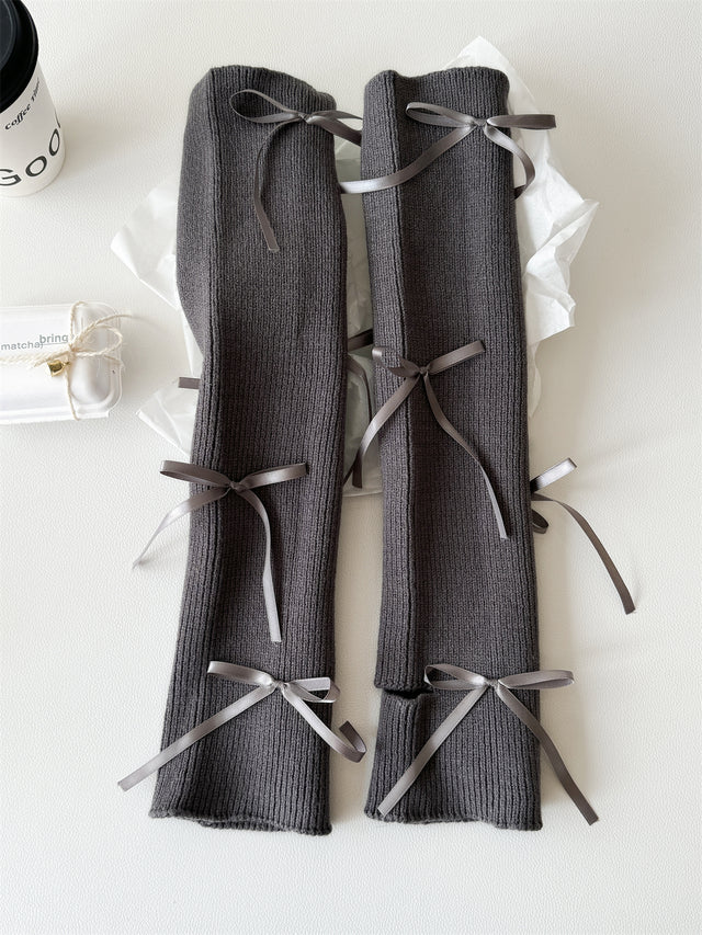 Bow Cuffs Leg Warmers CB02