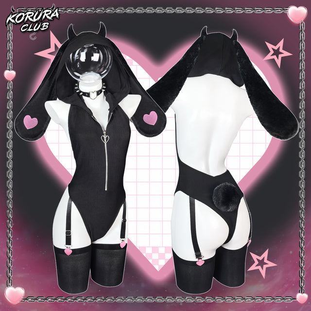 Sleeveless Bunny Costume Bodysuit KO129