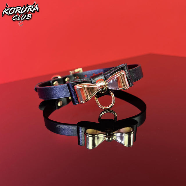 Metal Bow Tie Collar KA02
