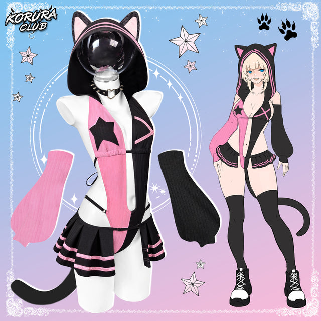 Star Cat Cosplay Bodysuit KO150