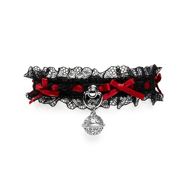 Lace Bow Bell Collar KA51