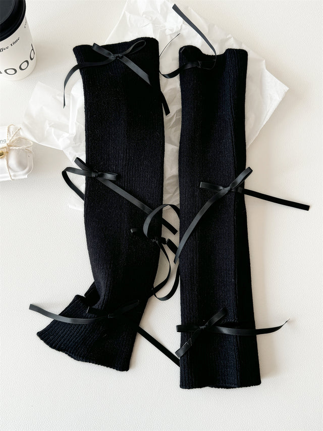 Bow Cuffs Leg Warmers CB02