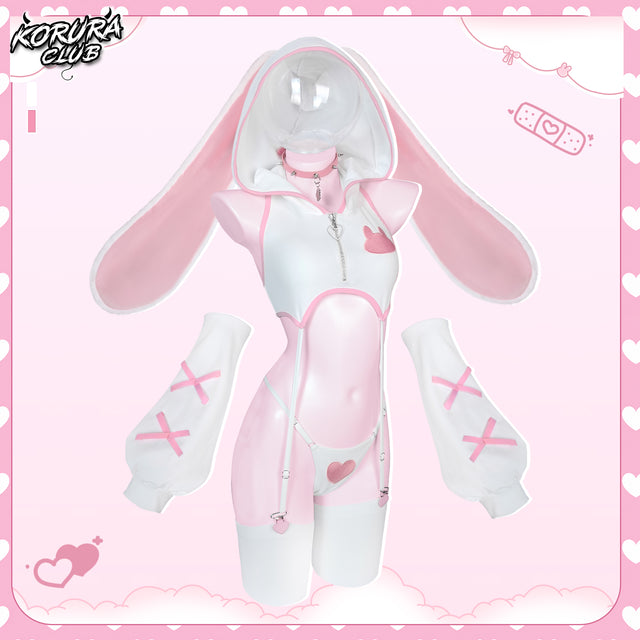 Pre-sale Bunny Cosplay Lingerie Vest Set KO157
