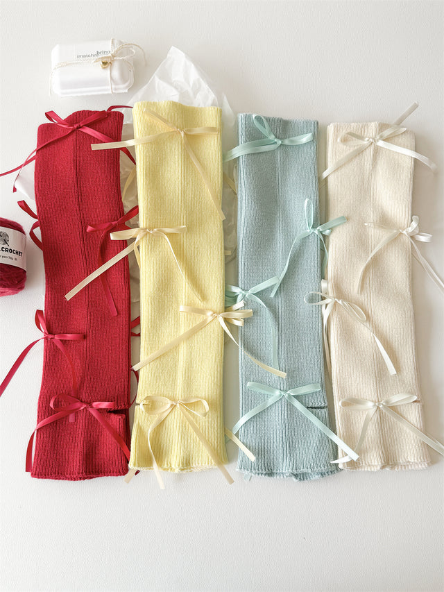 Bow Cuffs Leg Warmers CB02