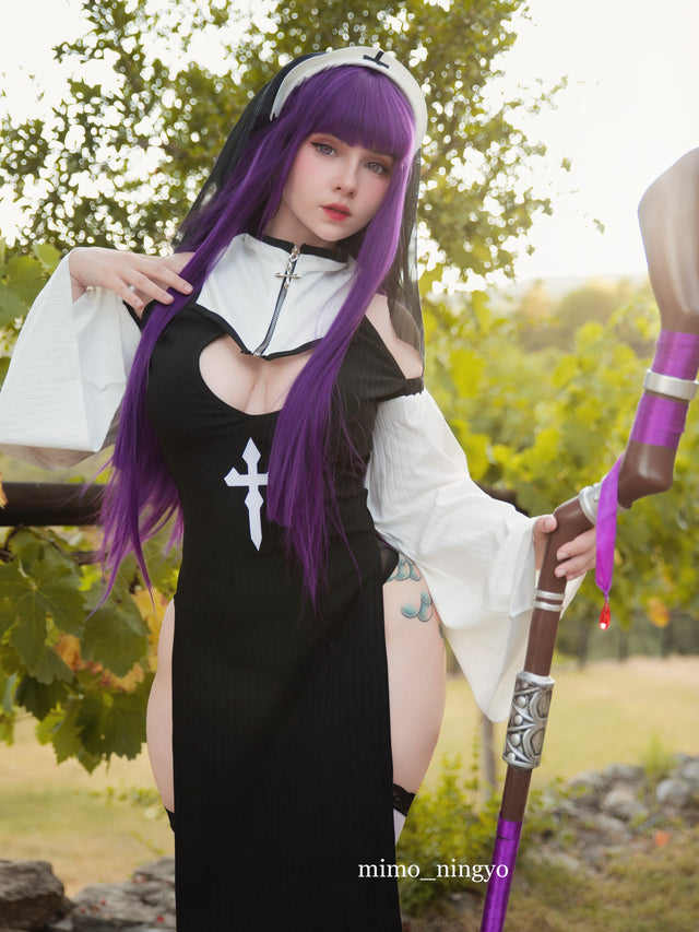 Thorn Nun Cosplay Lingerie KO94