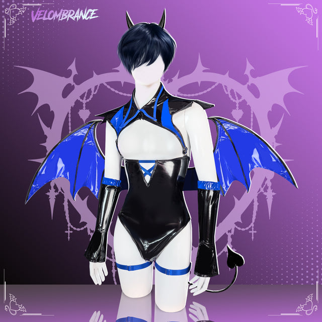 Velombrance Cosplay Dark Horn Succubus Costume (7-Piece Set) AS04