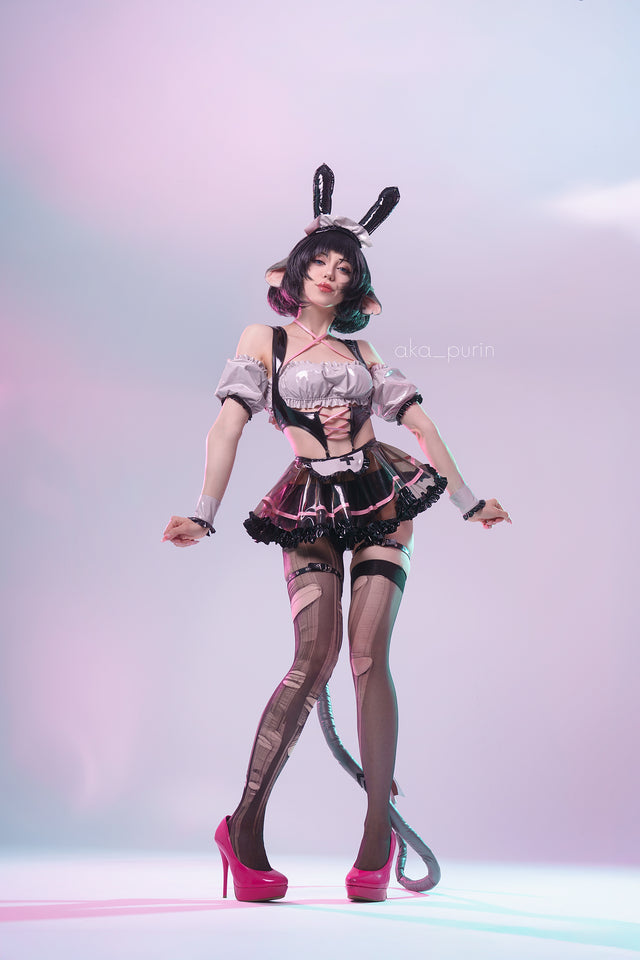 Cosplay Bunny Maid Lingerie KO15（6-Piece Set）