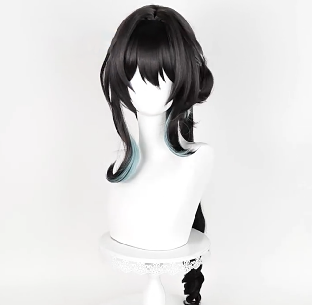 Cosplay Black Wig KW202