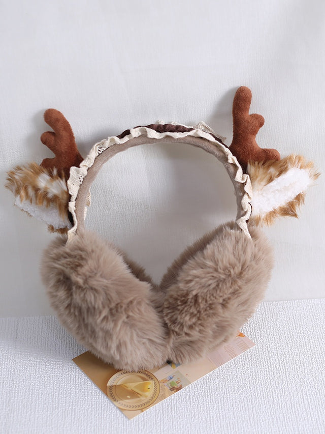 Christmas Reindeer Ear Muffs   CO38