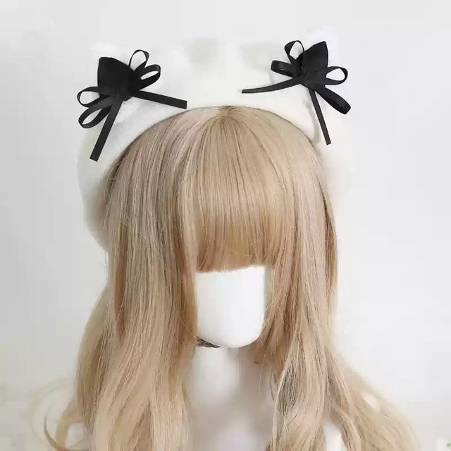 Bow Cat Ear Beret   CO44