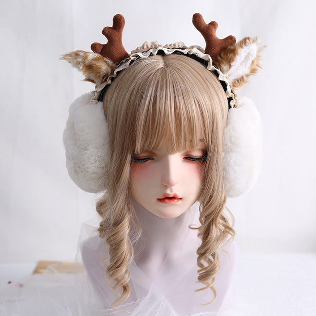 Christmas Reindeer Ear Muffs   CO38
