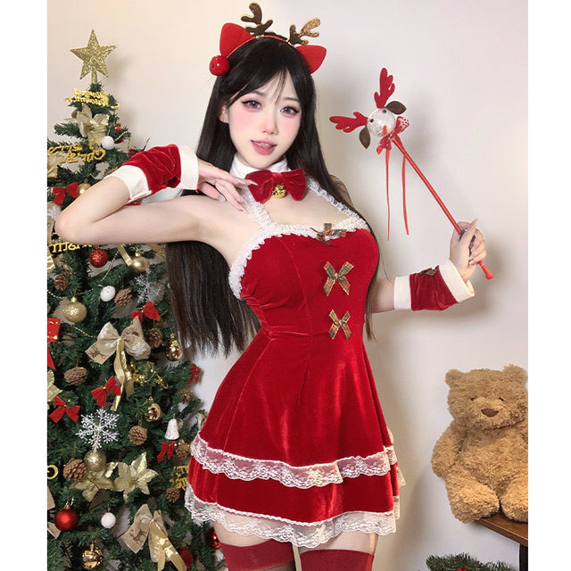 Cosplay Christmas Elk Set Costume SD11