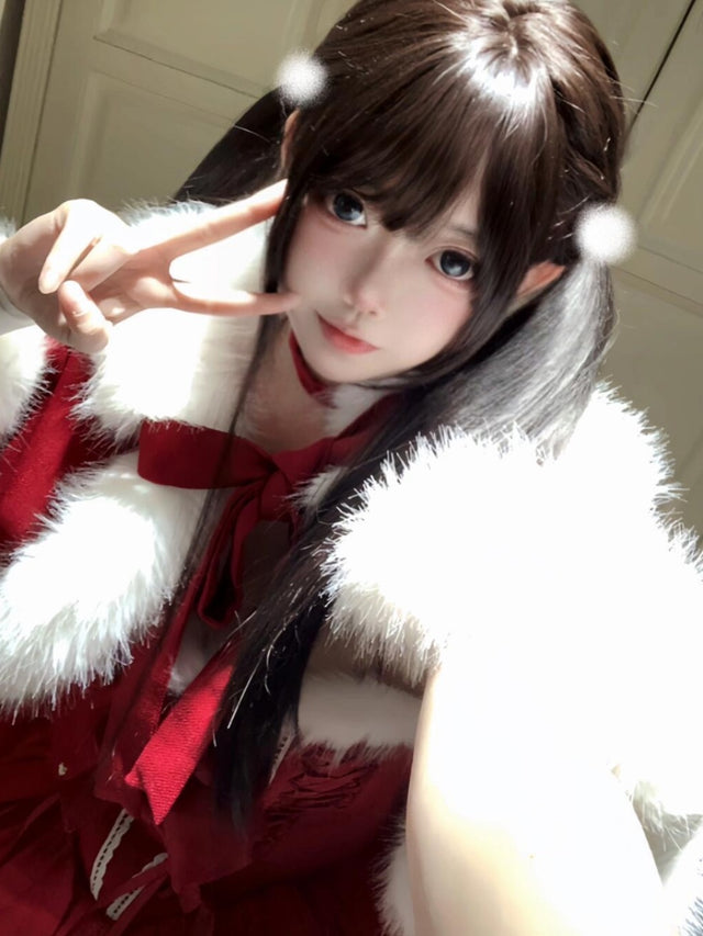 Christmas Princess Lolita Cape Dress   CO33