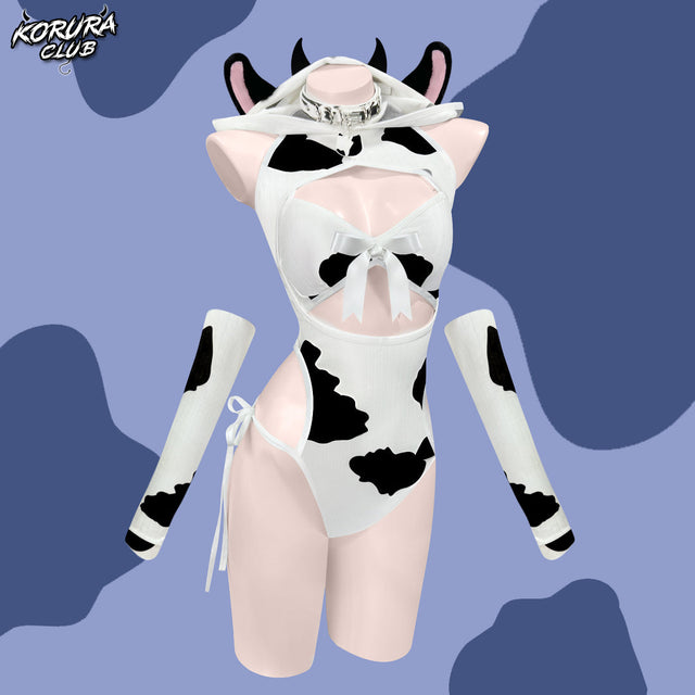Cow Couple Cosplay Costume CP01