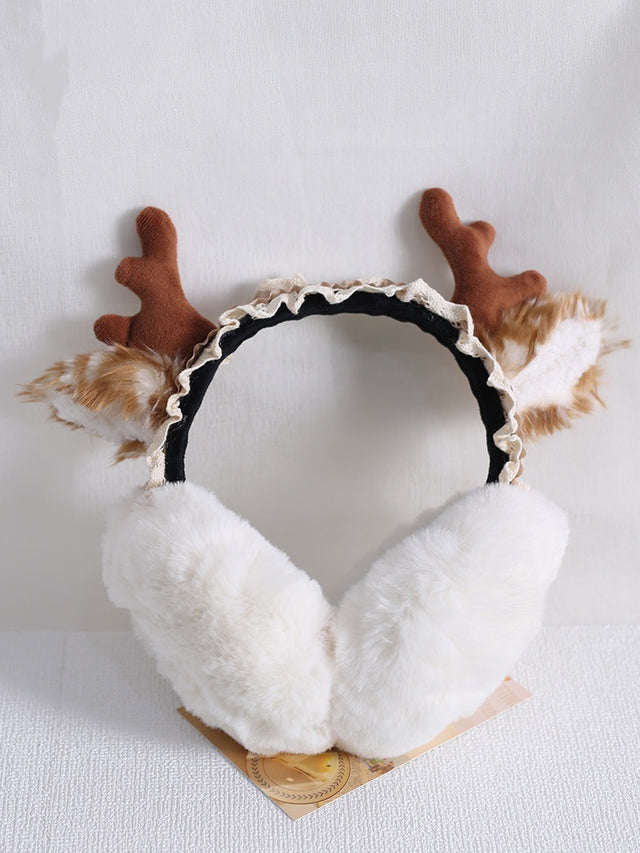 Christmas Reindeer Ear Muffs   CO38