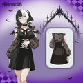 Costume mini-robe gothique diable (3 pièces) HK004 - Prévente